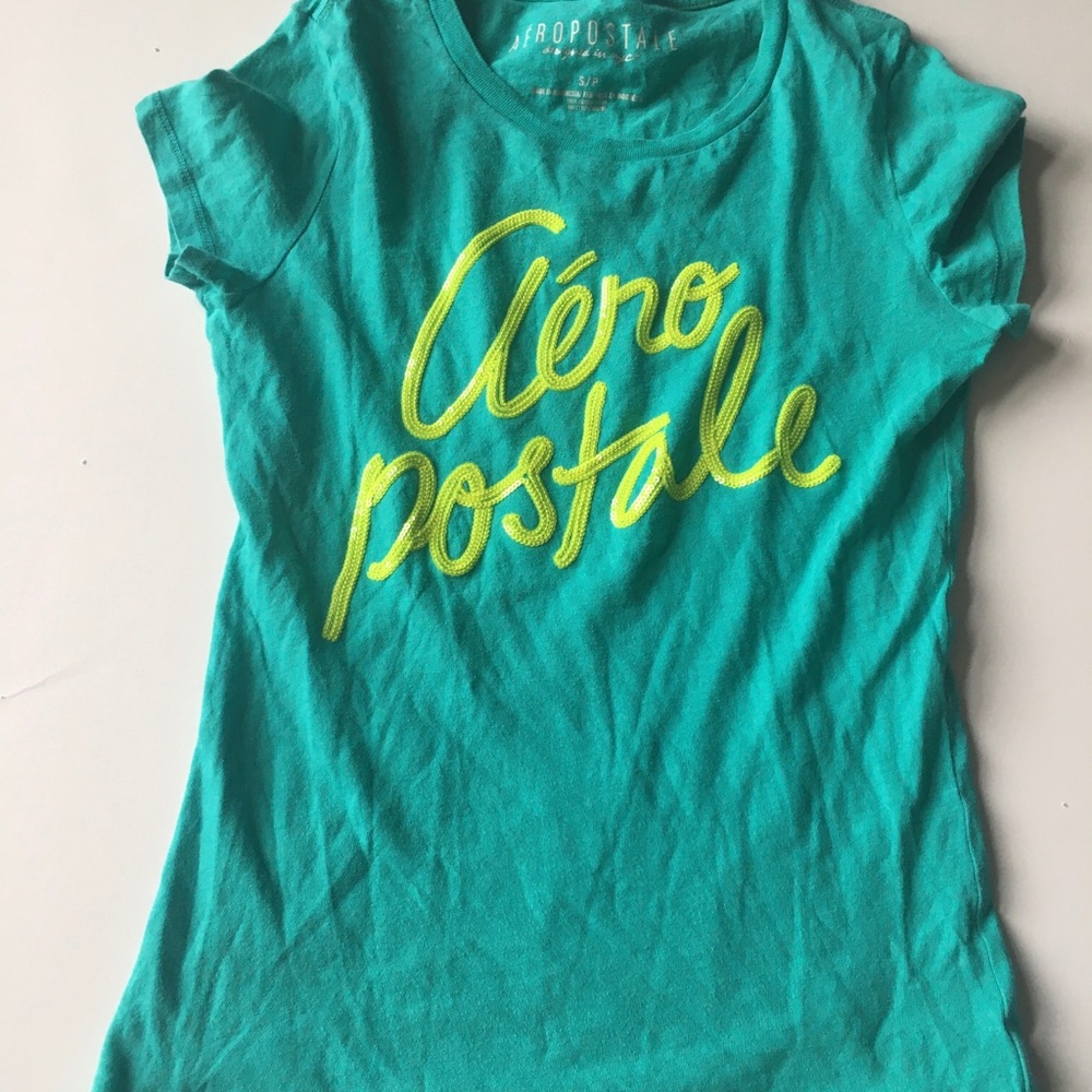 Blue and lime green women’s Aéropostale size Small